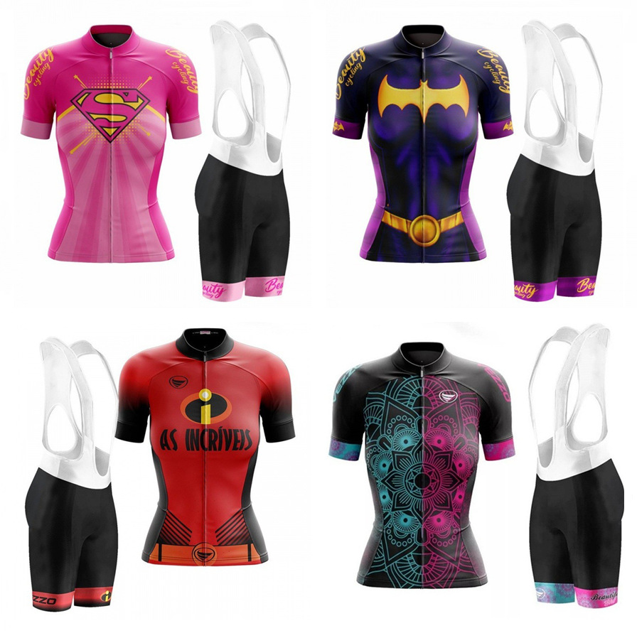 Summer Women's Short-Sleeved Cycling Suit Quick-Drying Breathable Cycling Clothing Road Cycling Equipment